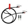 Kensington ClickSafe Keyed Twin Laptop Lock - Security cable lock K64638WW